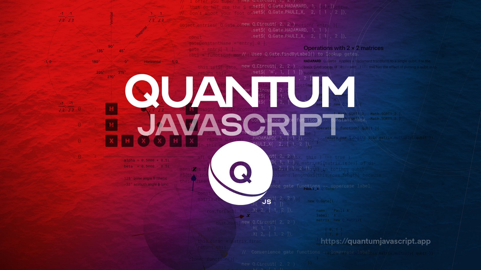 Quantum JavaScript (Q.js) Sürükle/Bırak Devre Editörü